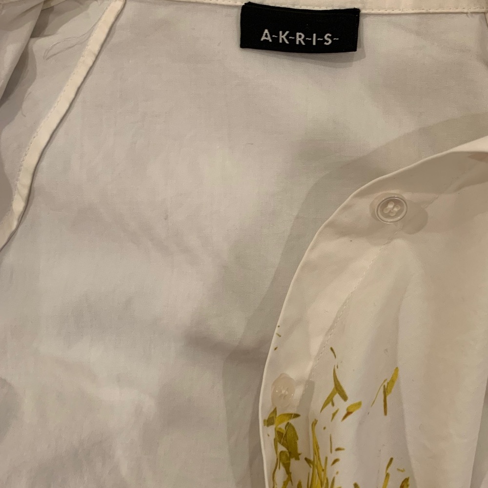 Designer Akris Button Up Top - image 4